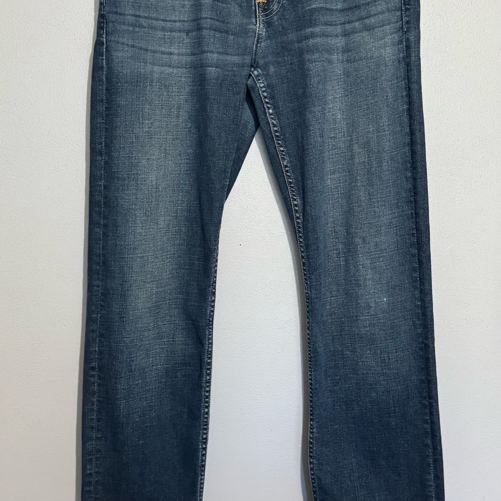 7 For All Mankind Men's Dark Blue Slimmy Jeans Size 32